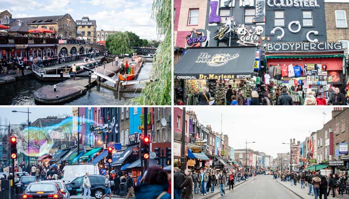 Londra görülmesi gereken pazarlar - Camden Pazarı
