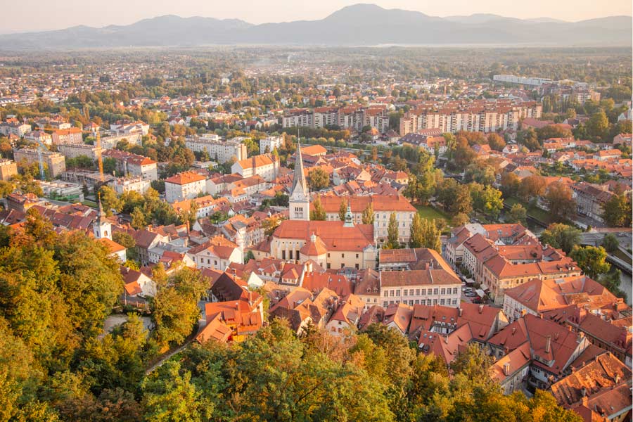 Tek başına seyahat rotaları - Ljubljana
